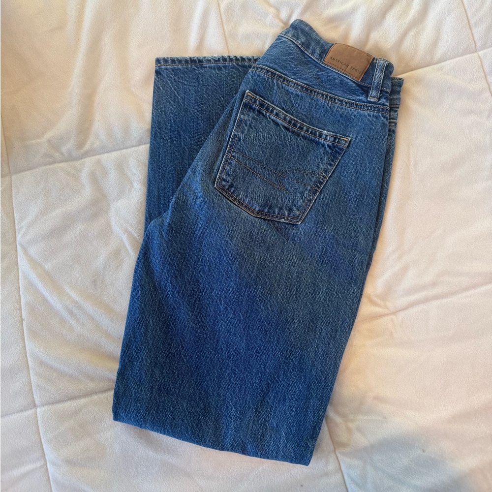 American Eagle Outfitters Blue Straight Jeans